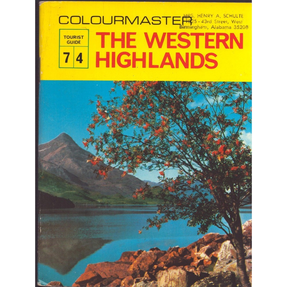 Colourmaster Tourist Guide 74 The Western Highlands Scotland Vintage Booklet - Picture 1 of 3